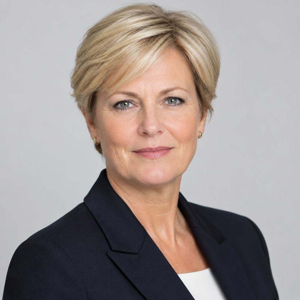 Studio portrait of a senior professional woman